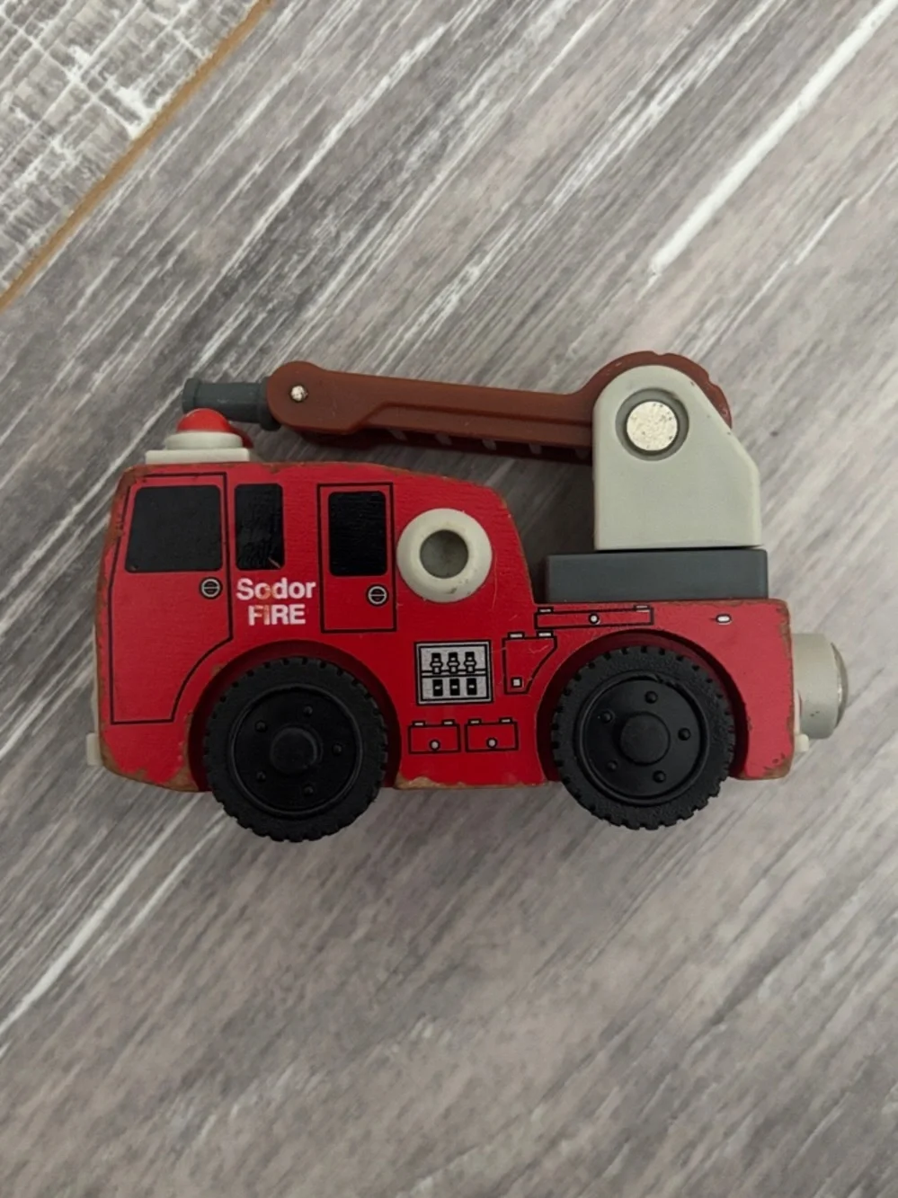 Wooden Sodor Fire Truck Hook & Ladder - Thomas & Friends